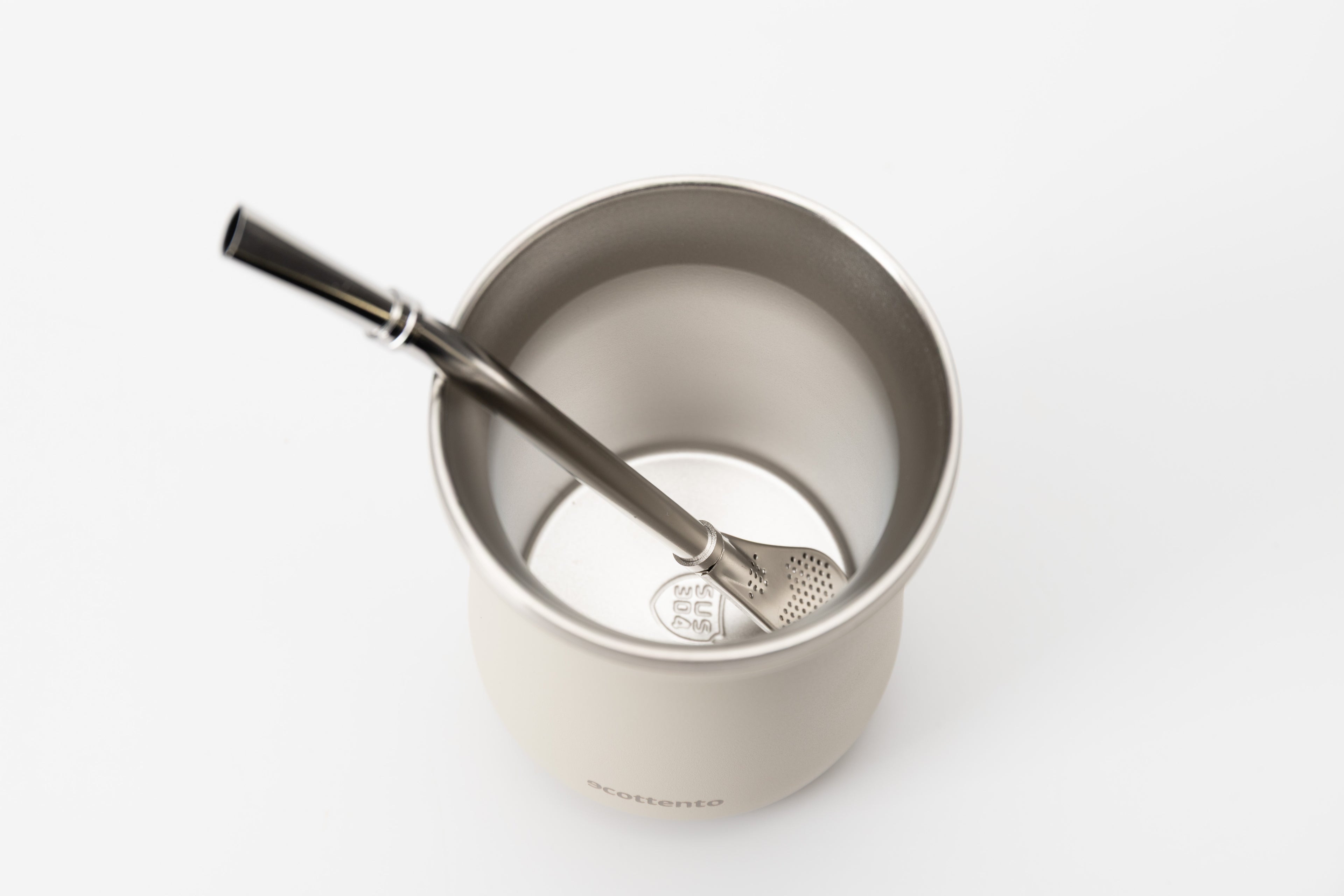 Set mate acero inoxidable completo con termo para mate de 750 ml, mate de acero inoxidable de doble pared y bombilla